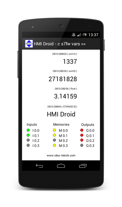 hmi android siemens step 7